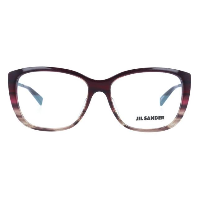 JIL SANDER メガネフレーム スクエア型 伊達メガネ ジル・サンダー 伊達 眼鏡 J4002-L 55 アジアンフィット レディース ファッションメガネ ハイブランド_2