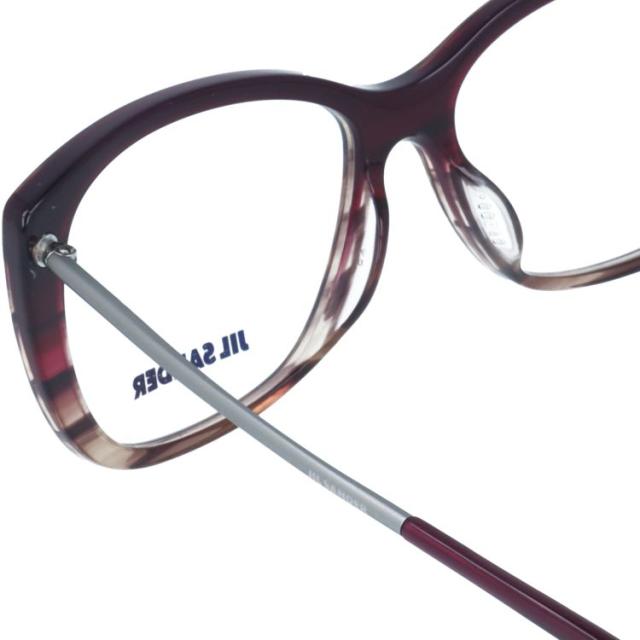 JIL SANDER メガネフレーム スクエア型 伊達メガネ ジル・サンダー