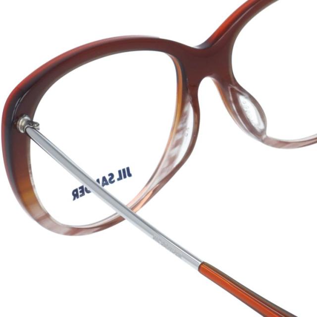 JIL SANDER メガネフレーム ウェリントン型 おしゃれ老眼鏡