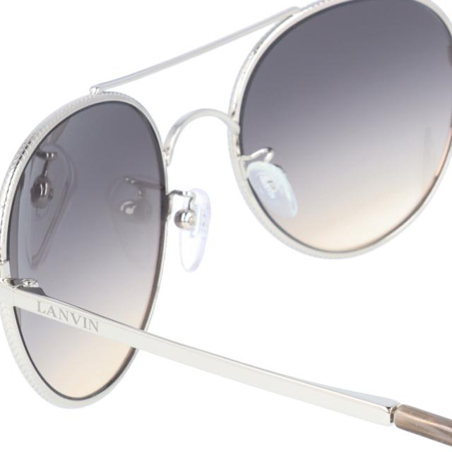 【国内正規品】ランバン パリス サングラス ラウンド型 LANVIN PARIS SLN067 0579 53サイズ （ダブルブリッジ） ユニセックス メンズ レディース アウトドア ドライブ UVカット 紫外線_6