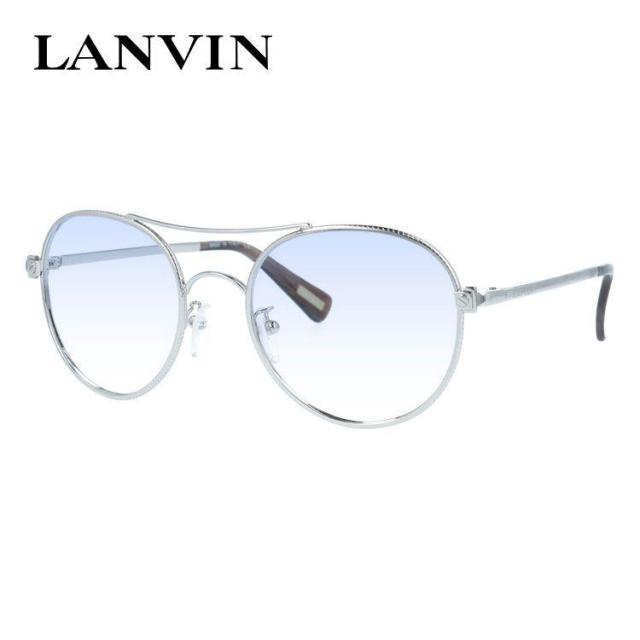 【選べる水晶体15色】【国内定まり品】ランバン パリス 黒眼鏡 LANVIN PARIS SLN067 0579 53大きさ ラウンド（ダブルブリッジ回路） メンズ レディース