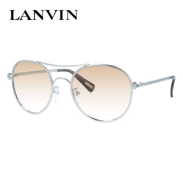 【選べる水晶体15色】【国内定まり品】ランバン パリス 黒眼鏡 LANVIN PARIS SLN067 0579 53大きさ ラウンド（ダブルブリッジ回路） メンズ レディース