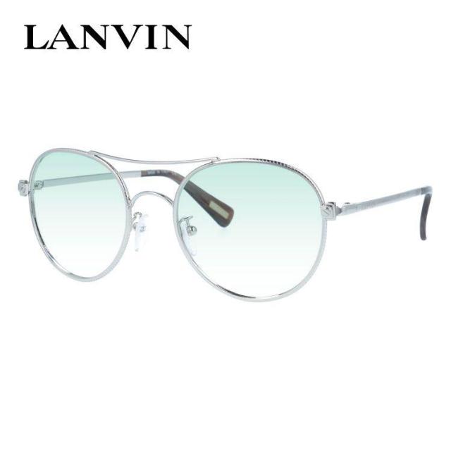 【選べる水晶体15色】【国内定まり品】ランバン パリス 黒眼鏡 LANVIN PARIS SLN067 0579 53大きさ ラウンド（ダブルブリッジ回路） メンズ レディース