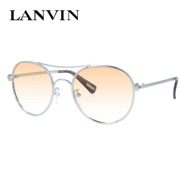 【選べる水晶体15色】【国内定まり品】ランバン パリス 黒眼鏡 LANVIN PARIS SLN067 0579 53大きさ ラウンド（ダブルブリッジ回路） メンズ レディース