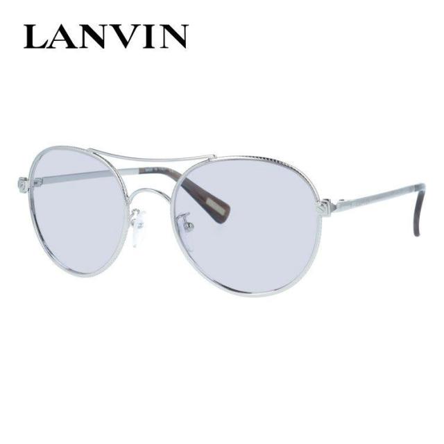 【選べる水晶体15色】【国内定まり品】ランバン パリス 黒眼鏡 LANVIN PARIS SLN067 0579 53大きさ ラウンド（ダブルブリッジ回路） メンズ レディース