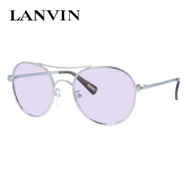 【選べる水晶体15色】【国内定まり品】ランバン パリス 黒眼鏡 LANVIN PARIS SLN067 0579 53大きさ ラウンド（ダブルブリッジ回路） メンズ レディース