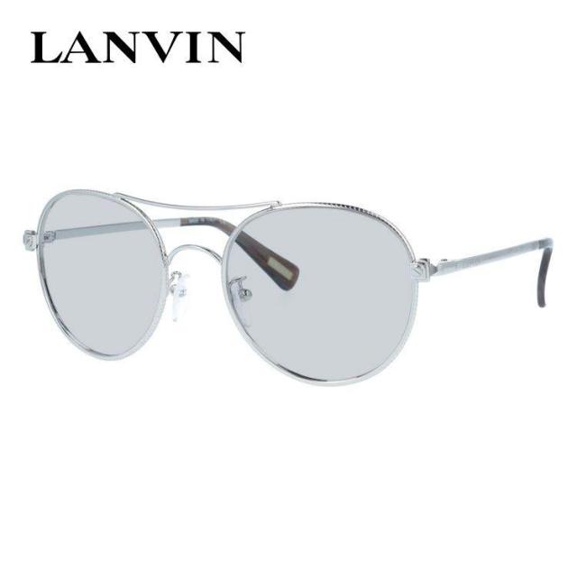 【選べる水晶体15色】【国内定まり品】ランバン パリス 黒眼鏡 LANVIN PARIS SLN067 0579 53大きさ ラウンド（ダブルブリッジ回路） メンズ レディース