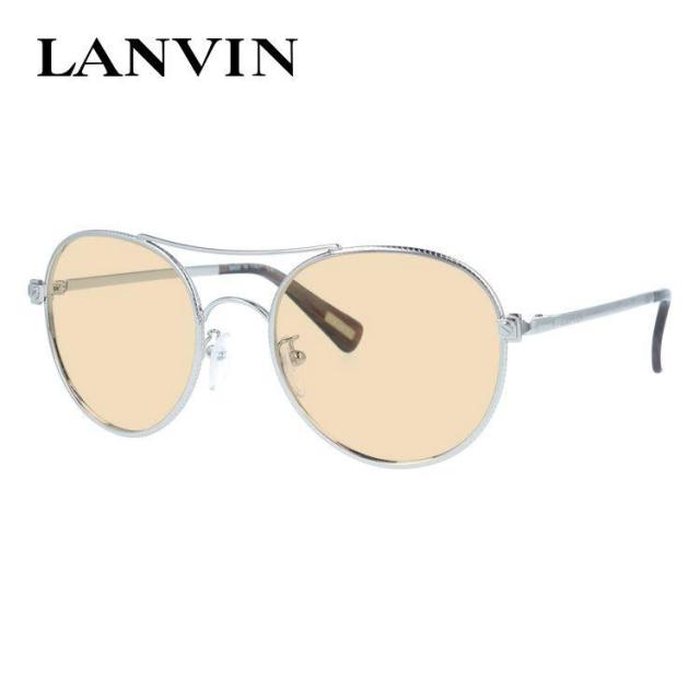 【選べる水晶体15色】【国内定まり品】ランバン パリス 黒眼鏡 LANVIN PARIS SLN067 0579 53大きさ ラウンド（ダブルブリッジ回路） メンズ レディース
