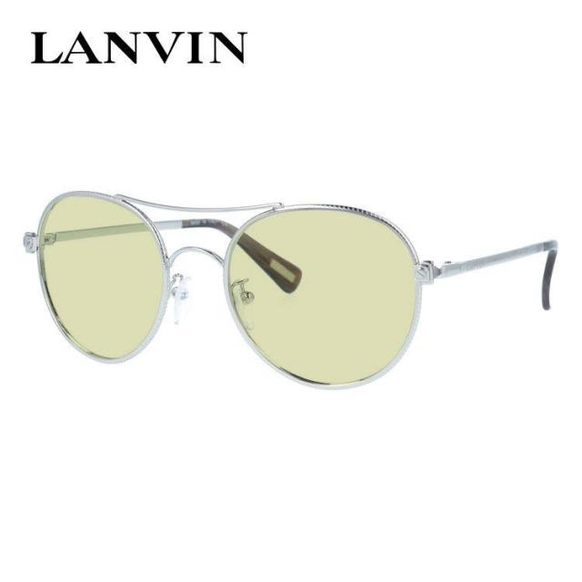 【選べる水晶体15色】【国内定まり品】ランバン パリス 黒眼鏡 LANVIN PARIS SLN067 0579 53大きさ ラウンド（ダブルブリッジ回路） メンズ レディース