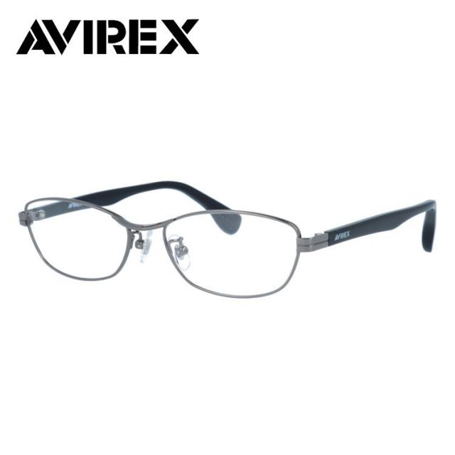 アヴィレックス メガネ フレーム AVIREX AR103 GM 54 伊達メガネ 度付き 度入り 遠近両用 老眼鏡 アジアンフィット スクエア メンズ レディース 国内正規品