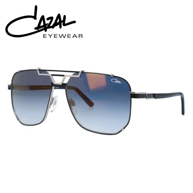 【国内正規品】カザール サングラス ミラーレンズ CAZAL MOD.9090 002 59サイズ スクエア型（ダブルブリッジ） ユニセックス メンズ レディース ドイツ製 made in germany UVカット 紫外線