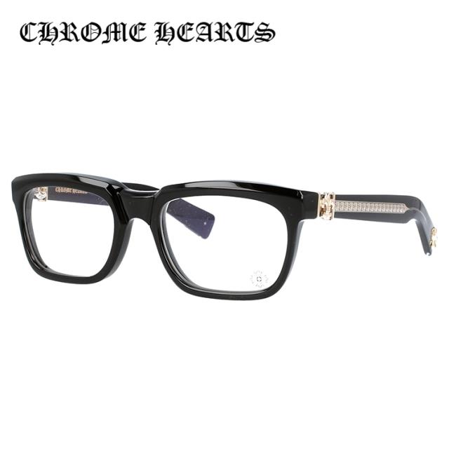 クロムハーツ メガネ Chrome Hearts 眼鏡 レギュラーフィット CHROME HEARTS SEE YOU IN TEA BK-GP 53 スクエア メンズ レディース