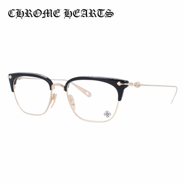 クロムハーツ メガネフレーム CHROME HEARTS SLUNTRADICTION BK/GP 54