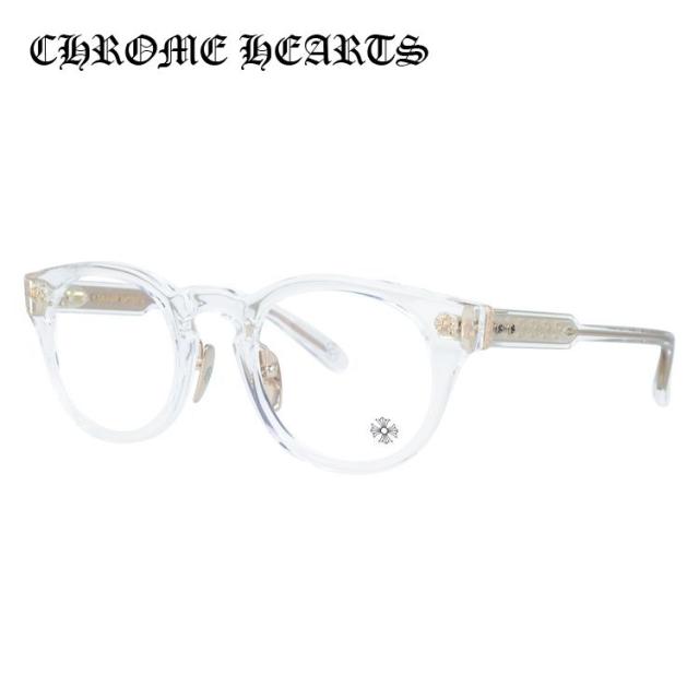 クロムハーツ メガネフレーム 伊達メガネ CHROME HEARTS DINGALONGLINGLONG CRYS 49 CHプラス ボストン ユニセックス メンズ レディース