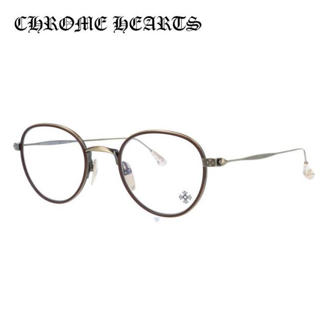 クロムハーツ メガネフレーム 伊達メガネ CHROME HEARTS BONE PRONE IV CLB/AG 49 CHプラス ボストン ユニセックス メンズ レディース