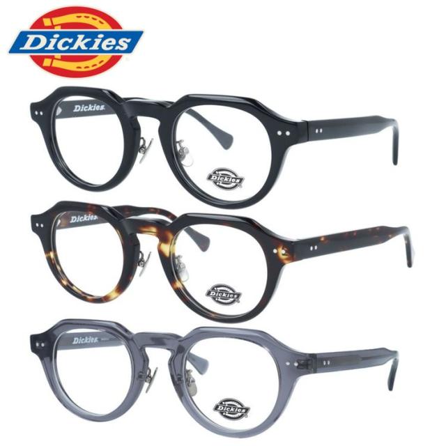 ディッキーズ メガネフレーム 伊達 アジアンフィット 調整可能ノーズパッド Dickies DKF 5013 47 全3カラー クラウンパント ユニセックス メンズ レディース