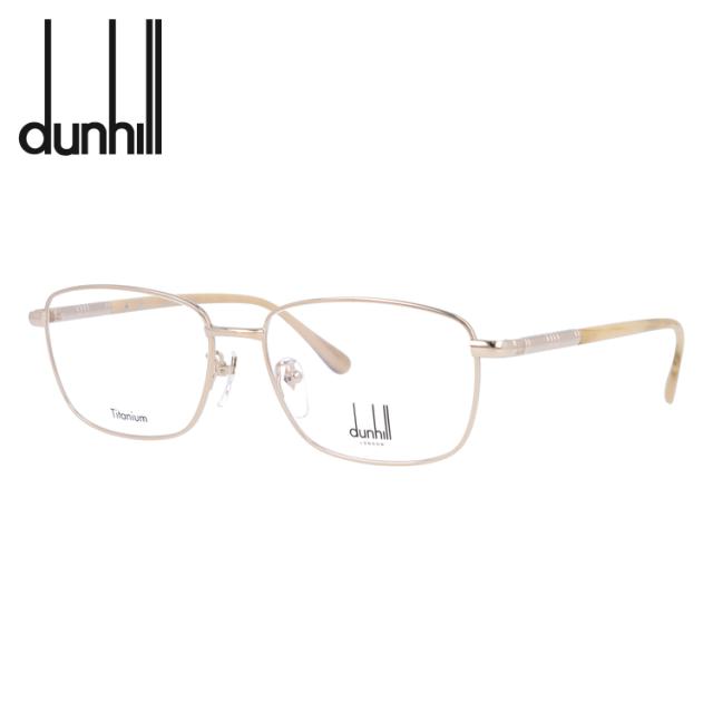 【国内正規品】ダンヒル メガネフレーム スクエア型 伊達メガネ dunhill VDH153J 0300 56サイズ 読書 裁縫 PC スマホ 人気 ブランドメガネ メンズ 日本製 ハイブランド