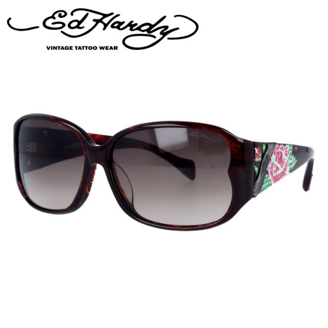 エドハーディー サングラス アジアンフィット Ed Hardy ROSE 60 スクエア ユニセックス メンズ レディース 国内正規品の通販はファッションサングラス