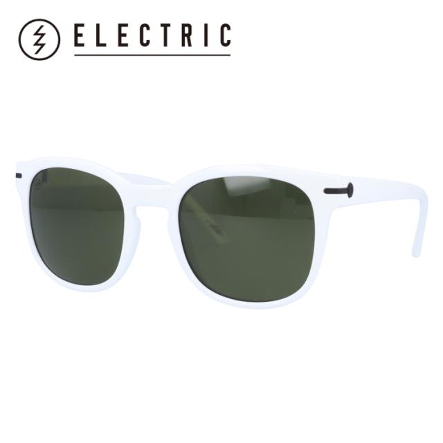 エレクトリック サングラス リップ ロック ELECTRIC RIP ROCK GLOSS WHITE/MELANIN GREY 50サイズ ウェリントン型 レギュラーフィット ユニセックス メンズ レディース アウトドア ドライブ UVカット 紫外線