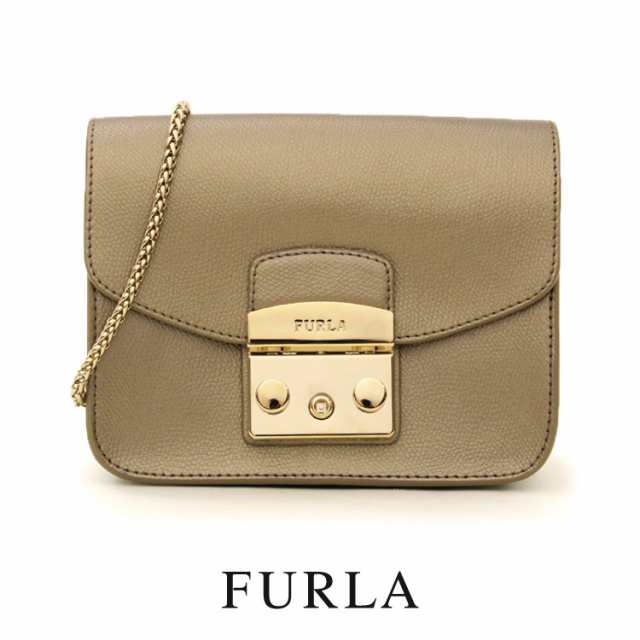 フルラ FURLA ショルダーバッグ METROPOLIS メトロポリス MINI CROSSBODY ミニ クロスボディ 869433：BRONZO（ブロンズ） レディース