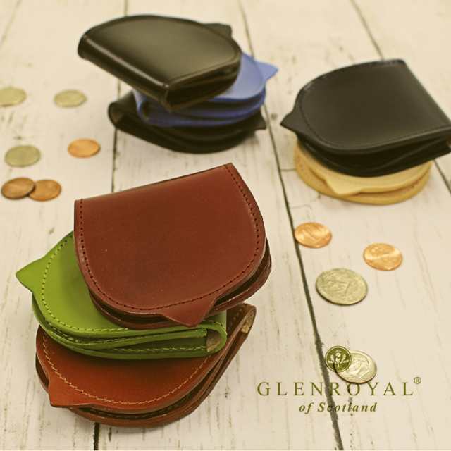 グレンロイヤル 小銭入れ GLENROYAL 03-6146 全8カラー ブライドルレザー BRIDLE LEATHER SLIM COIN TRAY  PURSE コインケース レザー｜au PAY マーケット