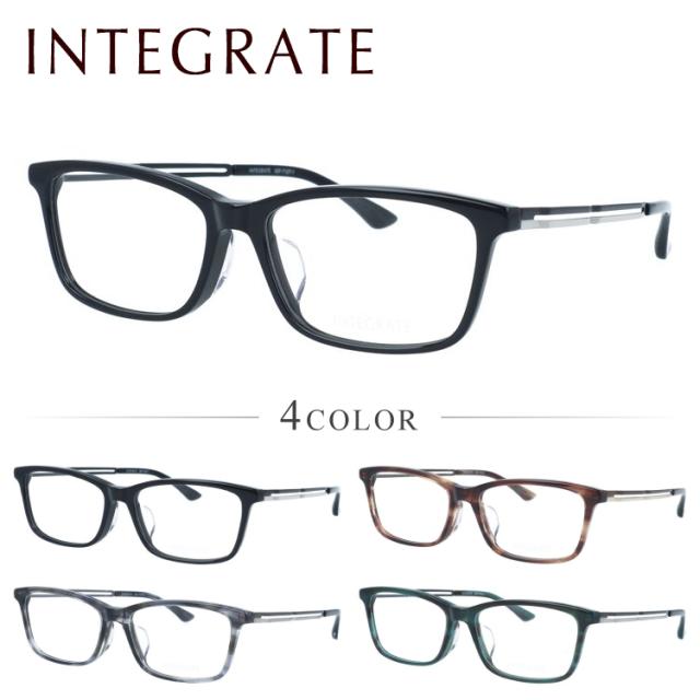インテグレート メガネフレーム 伊達メガネ INTEGRATE IGF 7127 56 全4カラー スクエア型 アジアンフィット ユニセックス メンズ レディース