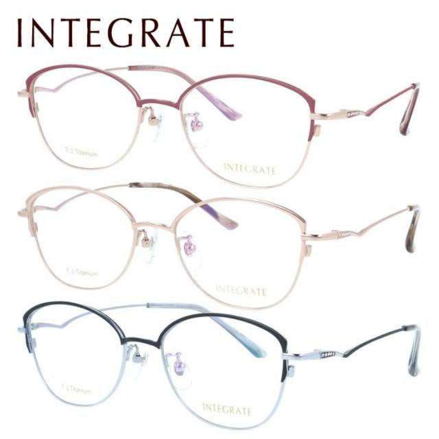 インテグレート メガネフレーム 伊達メガネ アジアンフィット 調整可能ノーズパッド INTEGRATE IGF 8153 52 全3カラー オーバル ユニセックス メンズ レディース