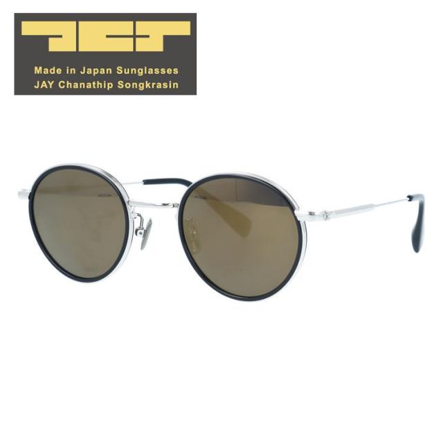 ジェイ サングラス ミラーレンズ JAY JAY-1 SILVER 46 ボストン 日本製 チャナティップモデル ユニセックス メンズ レディース 国内正規品
