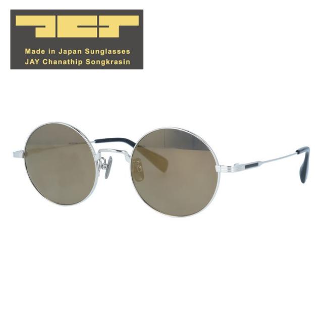 ジェイ サングラス ミラーレンズ JAY JAY-2 SILVER 48 ラウンド 日本製 チャナティップモデル ユニセックス メンズ レディース 国内正規品