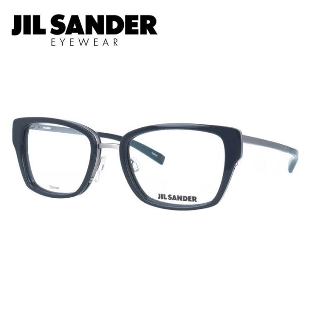 JIL SANDER メガネフレーム スクエア型 伊達メガネ ジル・サンダー 伊達 眼鏡 J2004-D 54 レディース ファッションメガネ