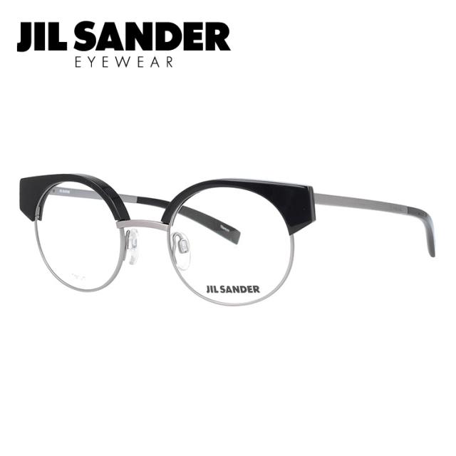 JIL SANDER メガネフレーム ラウンド型 伊達メガネ ジル・サンダー 伊達 眼鏡 J2006-A 48 メンズ レディース ファッションメガネ ハイブランド