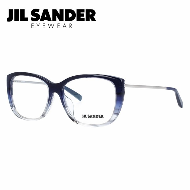 JIL SANDER メガネフレーム ジル・サンダー 伊達 眼鏡 J4002-M 55 アジアンフィット レディース ファッションメガネ