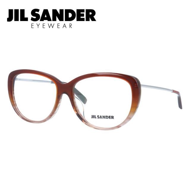 JIL SANDER メガネフレーム ウェリントン型 伊達メガネ ジル・サンダー 伊達 眼鏡 J4003-N 56 アジアンフィット レディース ファッションメガネ ハイブランド