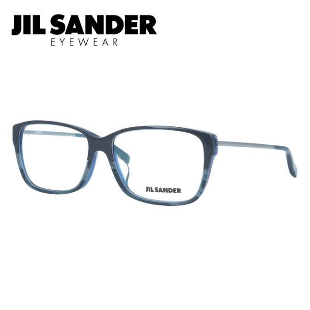 JIL SANDER メガネフレーム スクエア型 伊達メガネ ジル・サンダー 伊達 眼鏡 J4004-L 57 アジアンフィット メンズ レディース ハイブランド