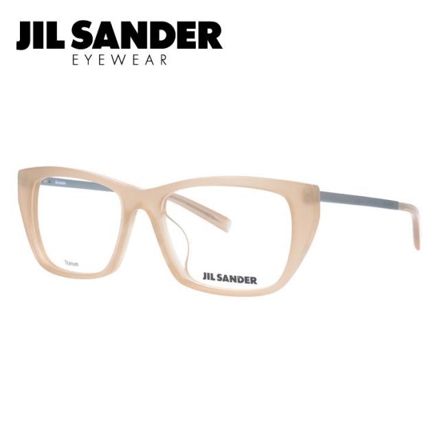 JIL SANDER メガネフレーム ウェリントン型 伊達メガネ ジル・サンダー 伊達 眼鏡 J4005-N 52 アジアンフィット レディース ファッションメガネ ハイブランド