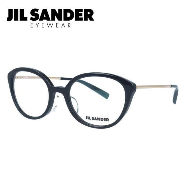 JIL SANDER メガネフレーム フォックス型 伊達メガネ ジル・サンダー 伊達 眼鏡 J4007-A 52 レギュラーフィット レディース ファッションメガネ ハイブランド