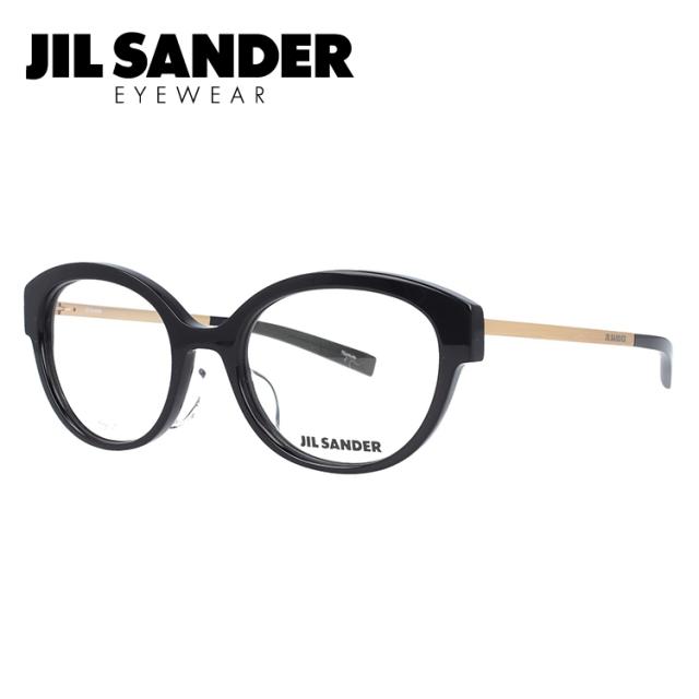 JIL SANDER メガネフレーム オーバル型 伊達メガネ ジル・サンダー 伊達 眼鏡 J4010-A 52 レギュラーフィット レディース ファッションメガネ ハイブランド