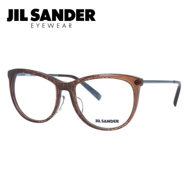 JIL SANDER メガネフレーム ウェリントン型 伊達メガネ ジル・サンダー 伊達 眼鏡 J4012-B 54 レギュラーフィット レディース ファッションメガネ ハイブランド
