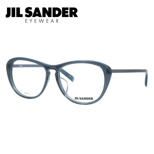 JIL SANDER メガネフレーム ウェリントン型 伊達メガネ ジル・サンダー 伊達 眼鏡 J4013-D 53 レギュラーフィット レディース ファッションメガネ ハイブランド