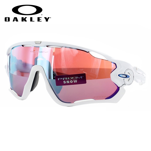 オークリー サングラス OAKLEY JAWBREAKER OO9290-2131 131 ポリッシュドホワイト レギュラーフィット プリズムレンズ スポーツ