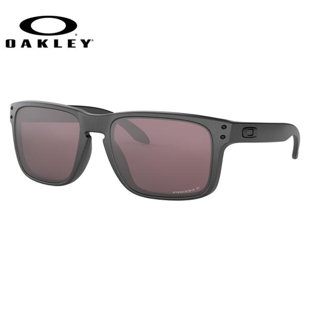 オークリー サングラス ホルブルック 偏光サングラス プリズム レギュラーフィット OAKLEY HOLBROOK OO9102-B5 57サイズ STEEL COLLECTION スクエア 釣り つり