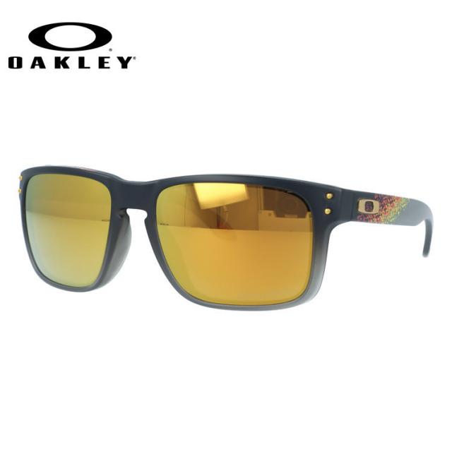 オークリー サングラス ホルブルック 偏光 プリズム ミラー ハイブリッジフィット OAKLEY HOLBROOK OO9102-AH55 57 スクエア メンズ レディース 国内正規品