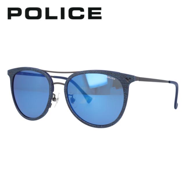 【国内正規品】ポリス サングラス ティアドロップ型 ミラーレンズ POLICE SPL153I AG2X 54サイズ ユニセックス メンズ レディース アウトドア ドライブ UVカット 紫外線 プレゼント