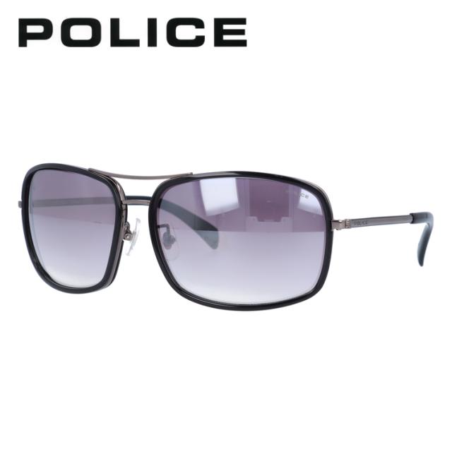 【国内正規品】ポリス サングラス スクエア型 ミラーレンズ POLICE SPL270J 0531 61サイズ ユニセックス メンズ レディース アウトドア ドライブ UVカット 紫外線 プレゼント