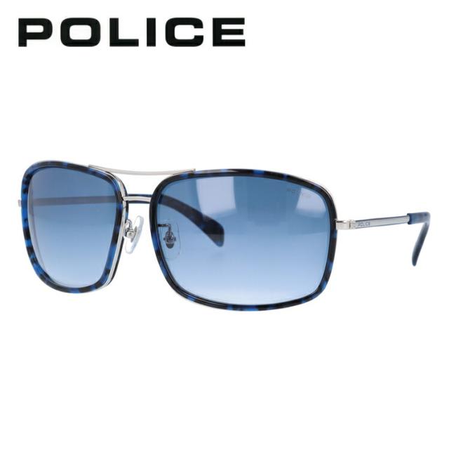 【国内正規品】ポリス サングラス スクエア型 POLICE SPL270J 579B 61サイズ ユニセックス メンズ レディース アウトドア ドライブ UVカット 紫外線 プレゼント