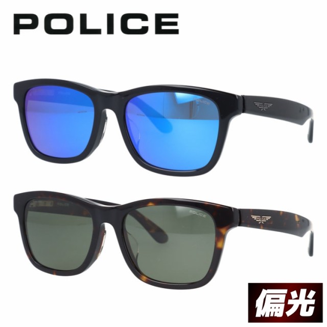 国内正規品 ポリス サングラス オリジンズ 偏光サングラス ミラーレンズ アジアンフィット POLICE ORIGINS SPLM32J 54 ウェリントン型 β