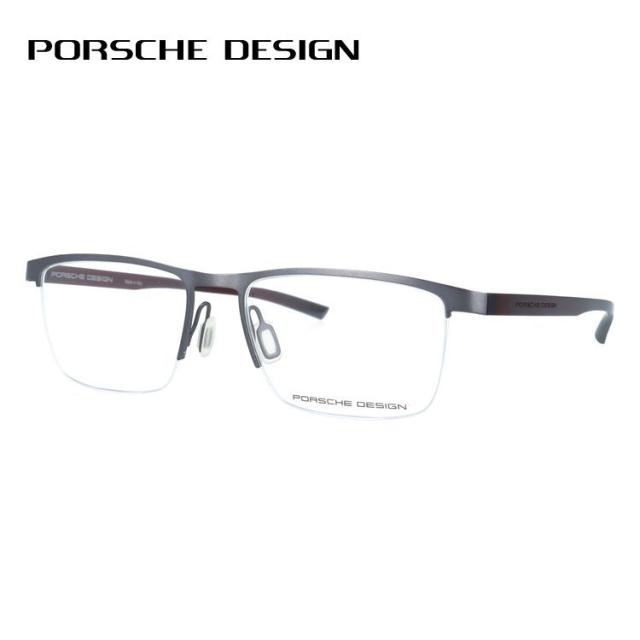 ポルシェデザイン メガネフレーム 伊達メガネ PORSCHE DESIGN P8377 C 54 スクエア ユニセックス メンズ レディース 国内正規品