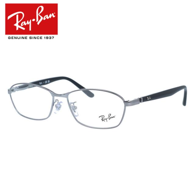 レイバン メガネフレーム 伊達 アジアンフィット/フルフィット/調整可能ノーズパッド/クリングス Ray-Ban RX6502D 2502 55 スクエア ユニセックス 国内正規品