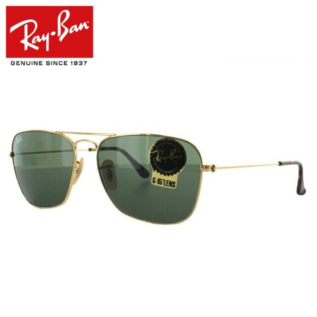 【海外正規品】レイバン サングラス ティアドロップ型 Ray-Ban G-15 グリーンレンズ RB3136 181 58 CARAVAN キャラバン メンズ レディース RAYBAN ドライブ 運転 アウトドア レジャー ブランドサングラス UVカット 紫外線 プレゼント
