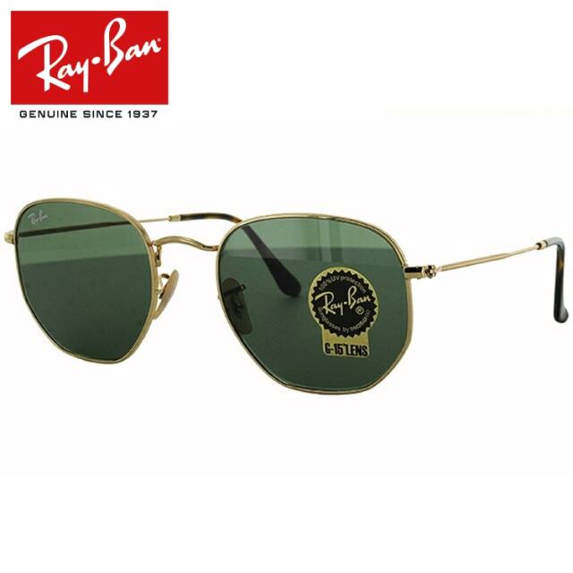 【国内正規品】レイバン サングラス HEXAGONAL FLAT LENSES ヘキサゴナルフラットレンズ Ray-Ban RB3548N 001 54 ヘキサゴン